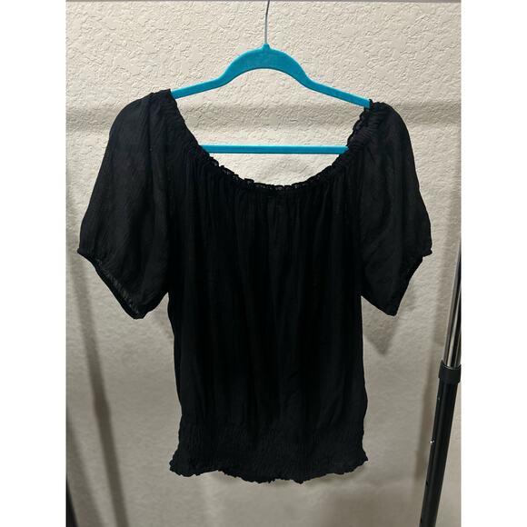 Michael Kors crepe blouse off the shoulder XL ￼ - Picture 3 of 3